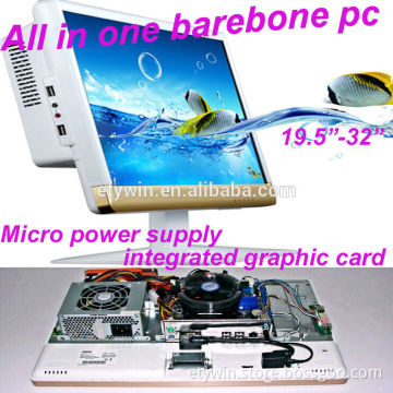 desktop computer all in one pc new inventions all in one computer case integrated pc with monitor 23.6"LED monitor